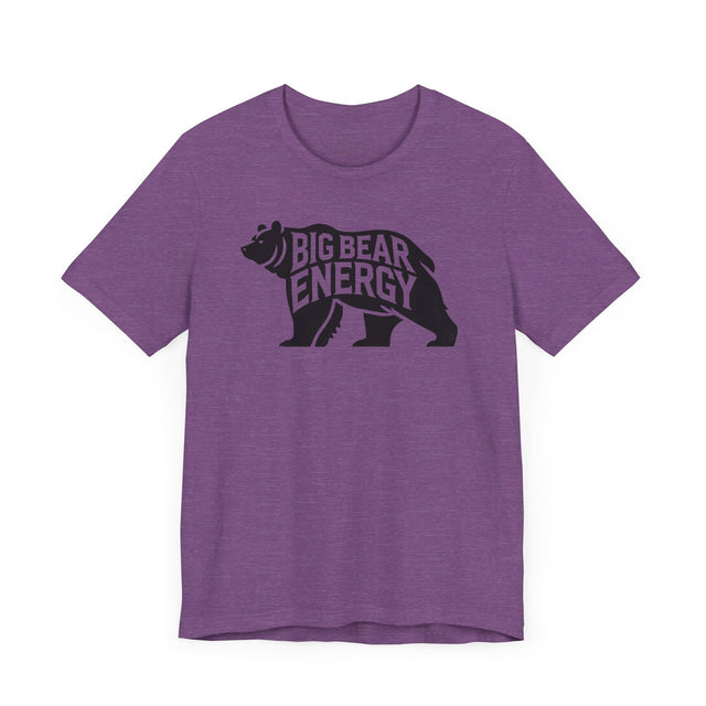 Big Bear Energy Silhouette T-shirt, Animal Lover T shirt, LGBTQ+, Big Bear