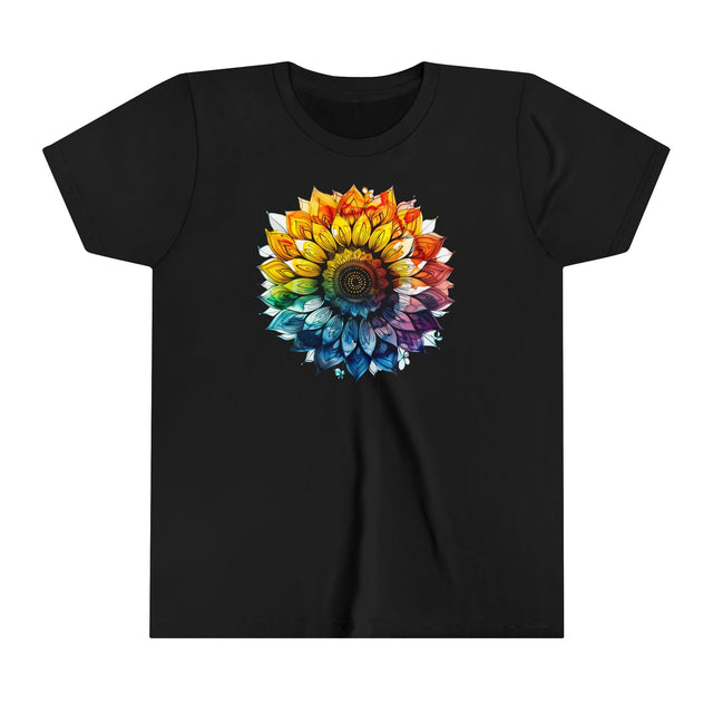 Rainbow Sunflower T-shirt, Youth Size