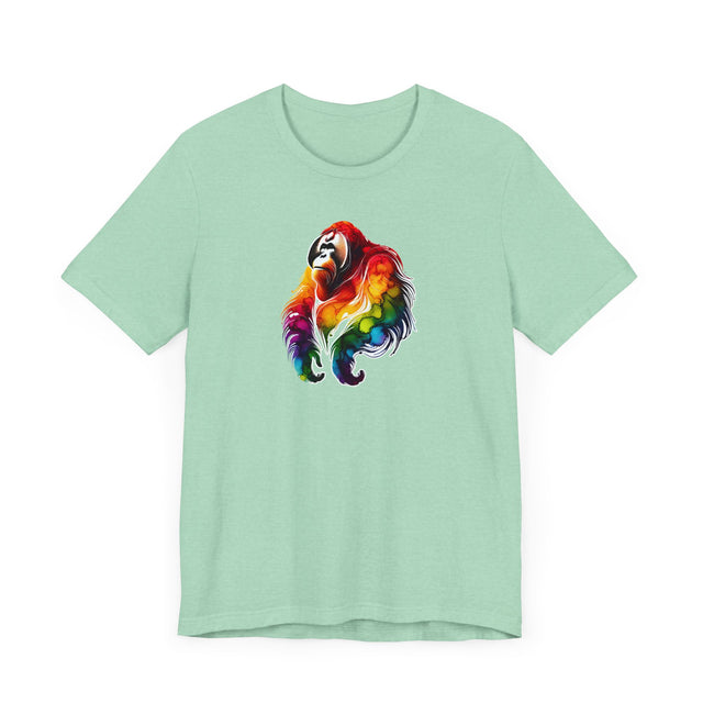 Rainbow Orangutan T-shirt, Pride Shirt,Animal Lover T shirt, LGBTQ+, BGLT,Great Apes,Primate