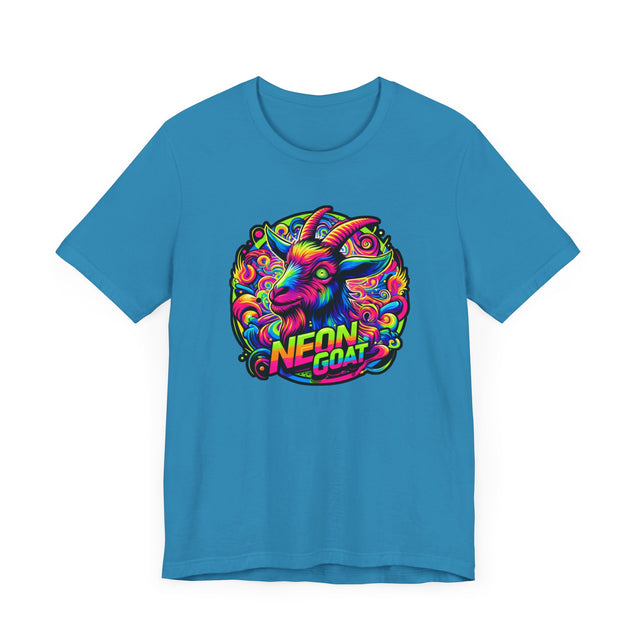 Neon Goat T-shirt, Goat Tee