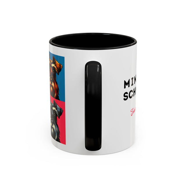 Brown Miniature Schnauzer Coffee Cup