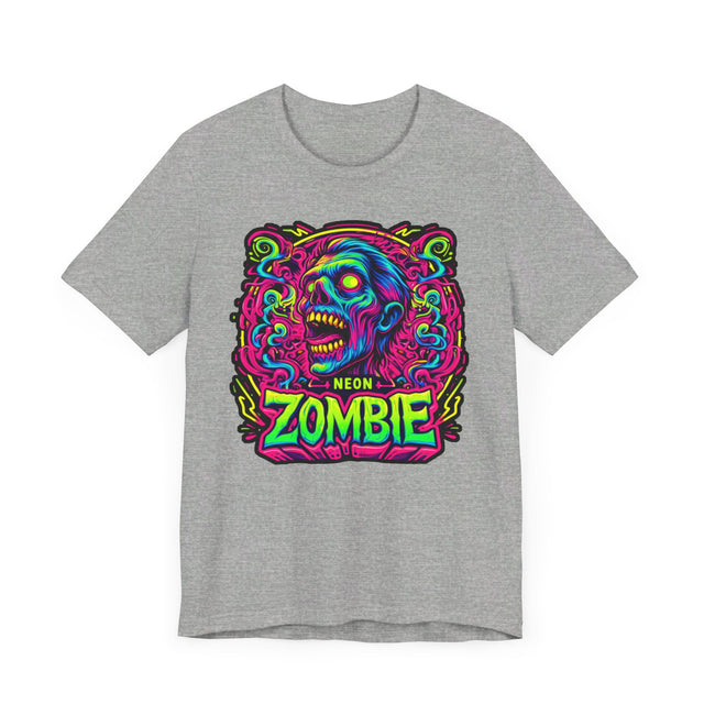Neon Zombie T-shirt, Halloween Tee, Neon Goth