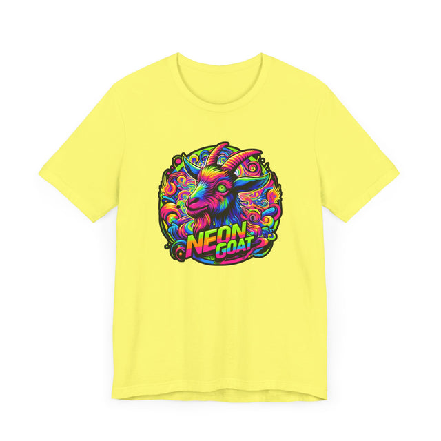 Neon Goat T-shirt, Goat Tee