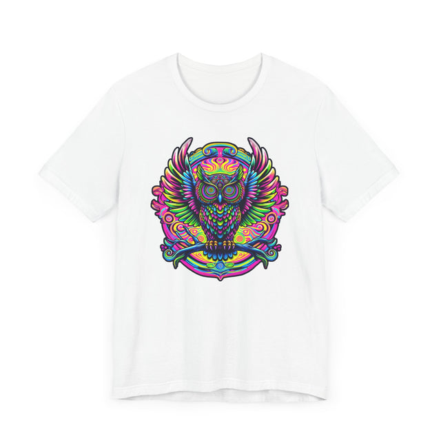 Neon Owl T-shirt, Owl Tee, Bird Lover