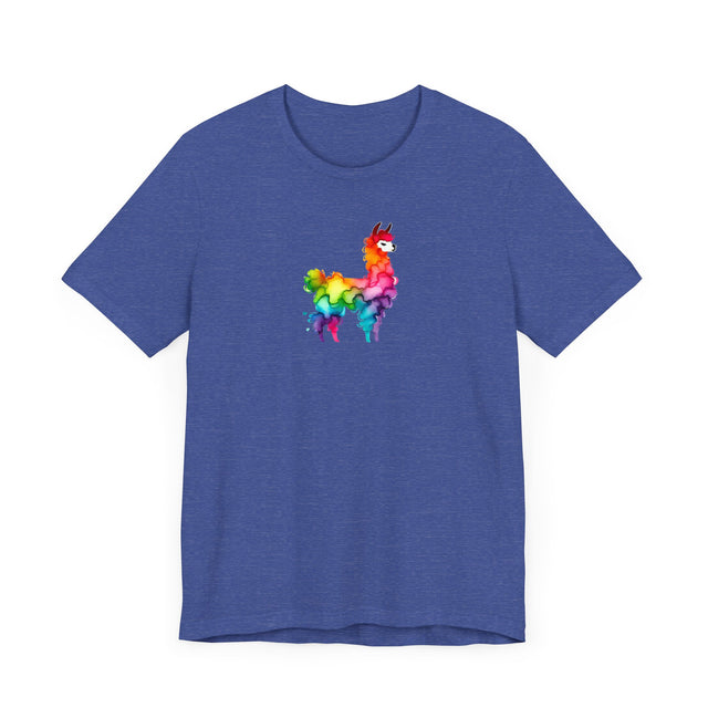 Rainbow Llama Alcohol Ink T-shirt, Pride Shirt,Animal Lover T shirt, LGBTQ+, BGLT