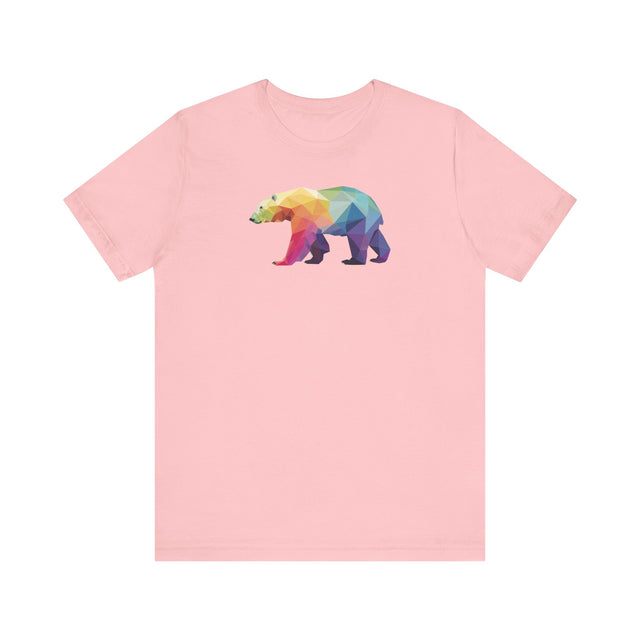 Rainbow Polar Bear T-shirt,Pride Shirt, Pride Parade Top, Rainbow Animals,LGBTQ+ Tee, Nonbinary, Gay, Lesbian, Bisexual, Trans, BGLT, LBGT, Enby, Pansexual