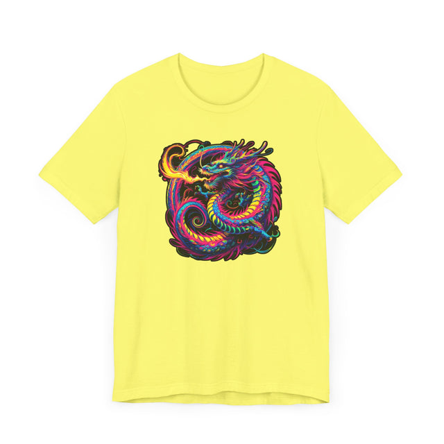 Psychedelic Asian Dragon T-shirt, Dragon Tee
