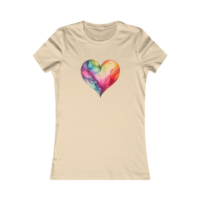 Rainbow Heart Alcohol Ink,Pride Heart Shirt,Rainbow Heart T-shirt, LGBT Heart, Everyday Pride T shirt, LGBTQ+ Tee, Nonbinary, Gay, Lesbian, Bisexual, Trans, Queer