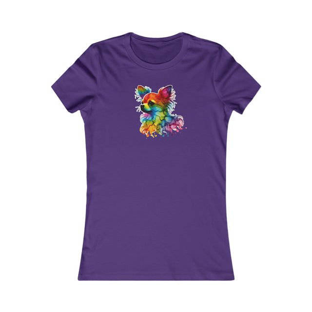Rainbow Chihuahua Head T-shirt,Pride Shirt,Dog Lover Top,Rainbow Animals,LGBTQ+ Tee, Chihuahua Owner,Women's Favorite Tee