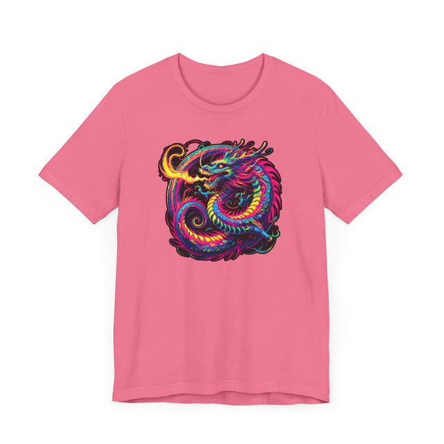 Psychedelic Asian Dragon T-shirt, Dragon Tee