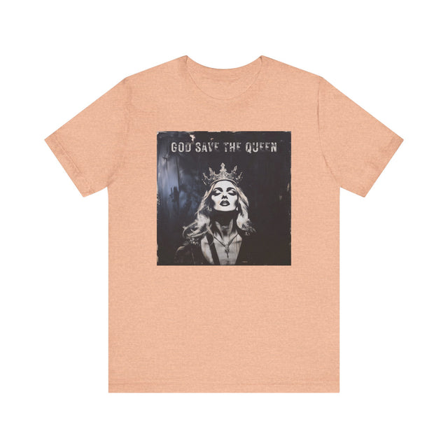 "Express Yourself" in this "God Save The Queen" T-shirt, Material Girl Street Art Tee,