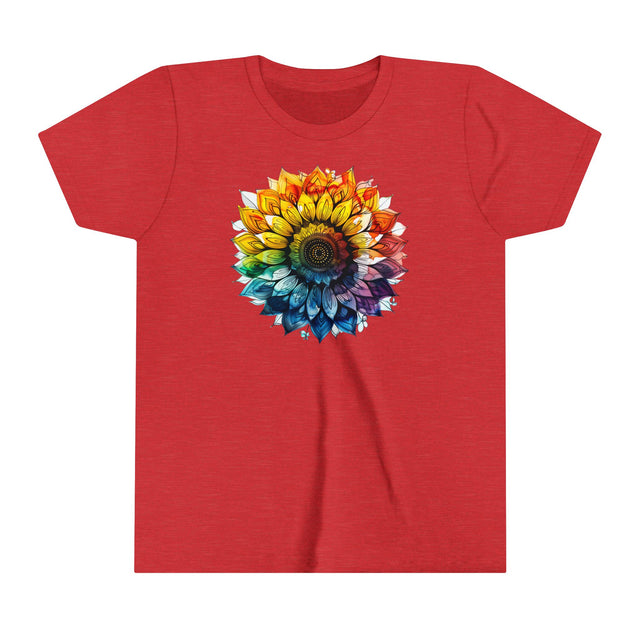 Rainbow Sunflower T-shirt, Youth Size