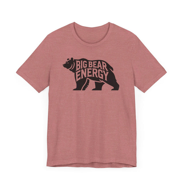 Big Bear Energy Silhouette T-shirt, Animal Lover T shirt, LGBTQ+, Big Bear
