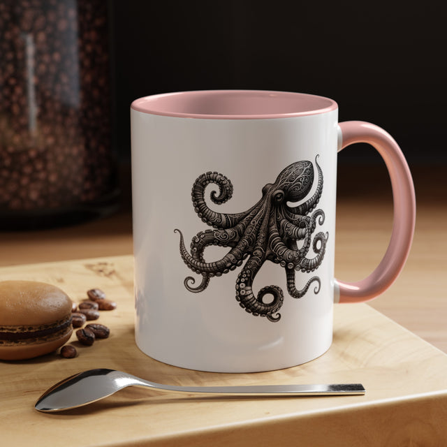 Octopus Mug, Ocean Lover Gift, Boating Gift, Coastal Living, Ocean Gift, Coastal gift,Coastal Decor, Nautical Mug, Nautical Gift, Captain