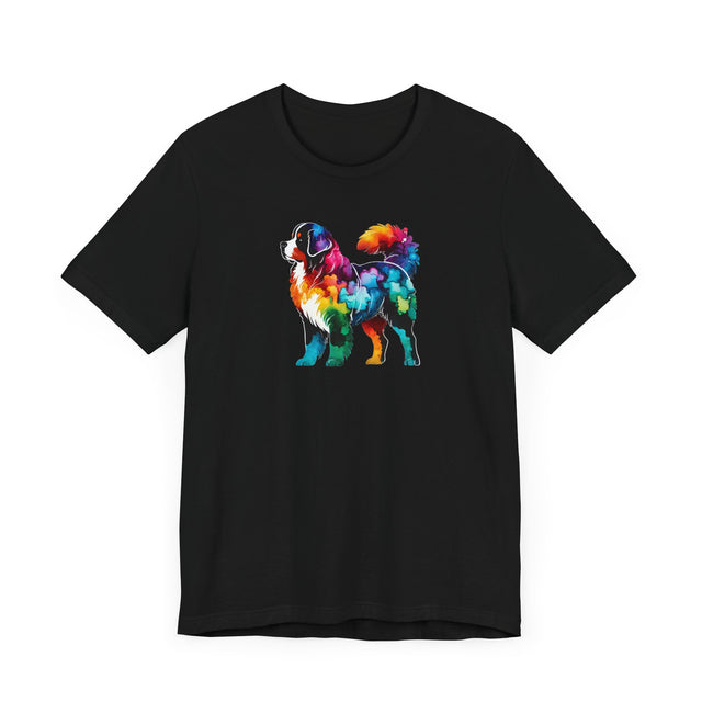 Rainbow Bernese Mountain Dog T-shirt,Pride Shirt,Dog Lover Top,Rainbow Animals,LGBTQ+ Tee, Berner Owner gift