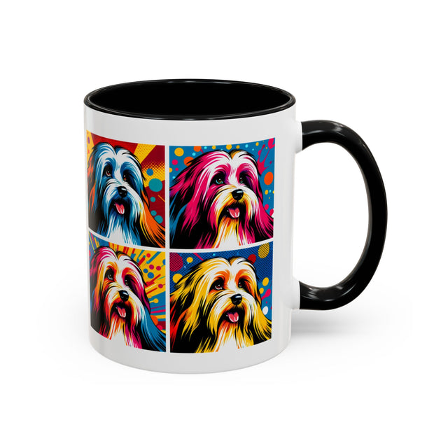 Havanese Coffee Cup,4-Panel Pop Art Mug,Havanese Lover,Hav Mom,Hav Dad,Dog Lover Gift,Havanese Gift
