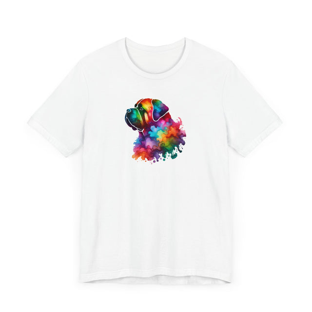 Rainbow Mastiff Head T-shirt,Pride Shirt,Dog Lover Top,Rainbow Animals,LGBTQ+ Tee, Mastiff owner, Mastiff gift