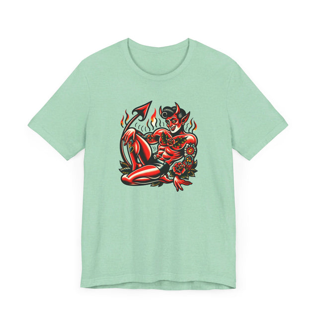 Handsome Devil T-shirt, Flash Tattoo Style Shirt