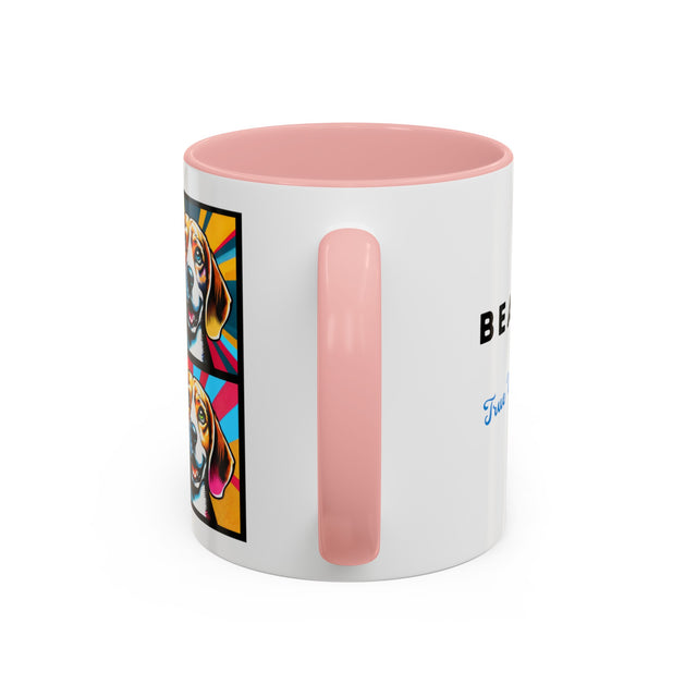 Beagle Coffee Cup,4-Panel Pop Art Mug,Beagle Lover,Beagle Mom,Beagle Dad,Dog Lover Gift,Beagle Gift