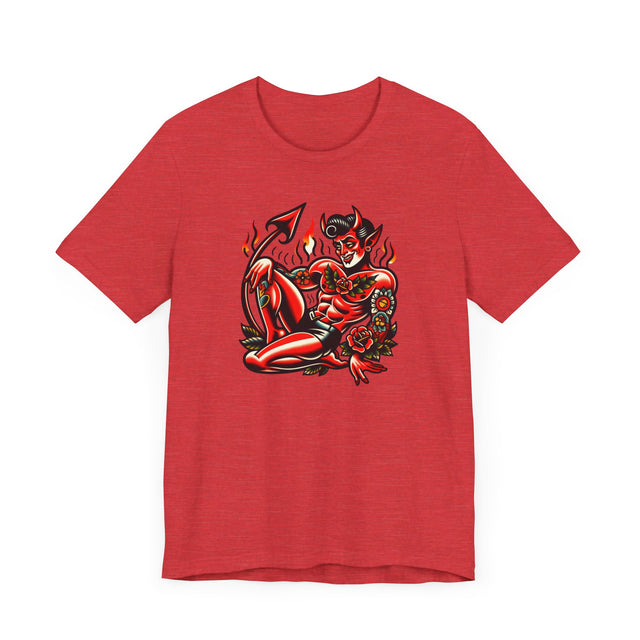 Handsome Devil T-shirt, Flash Tattoo Style Shirt