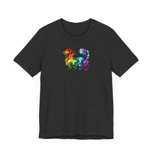 Rainbow Dachshund T-shirt,Pride Shirt,Dog Lover Top,Rainbow Animals,LGBTQ+ Tee, Weiner Dog gift, Doxie Owner