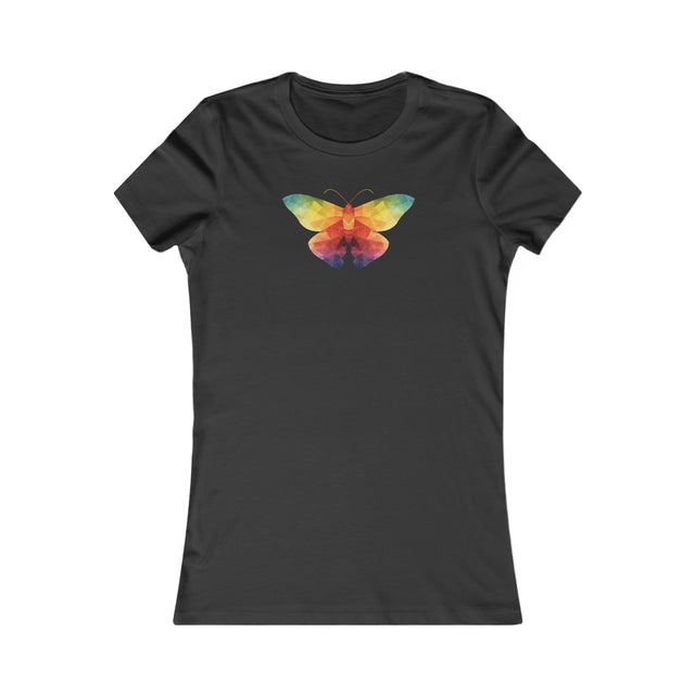 Rainbow Moth T-shirt,Pride Shirt,Pride Parade Top,LGBTQ+ Tee,Nonbinary,Gay,Lesbian,Bisexual,Trans,BGLT,Enby,Pansexual,Women's Favorite Tee