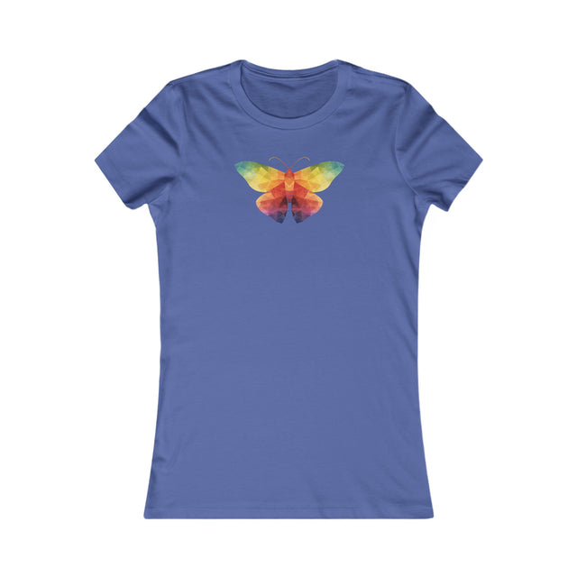 Rainbow Moth T-shirt,Pride Shirt,Pride Parade Top,LGBTQ+ Tee,Nonbinary,Gay,Lesbian,Bisexual,Trans,BGLT,Enby,Pansexual,Women's Favorite Tee