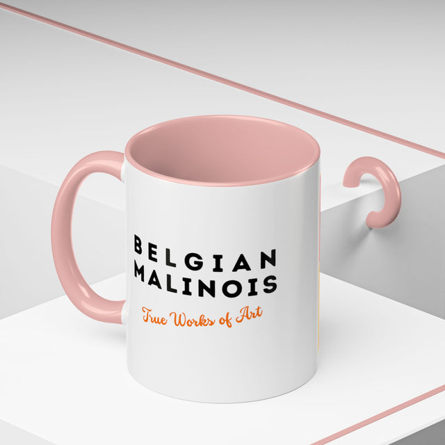 Belgian Malinois Coffee Cup,4-Panel Pop Art Mug,Belgian Malinois Lover,Mal Mom,Mali Dad,Dog Lover Gift,Belgian Malinois Gift