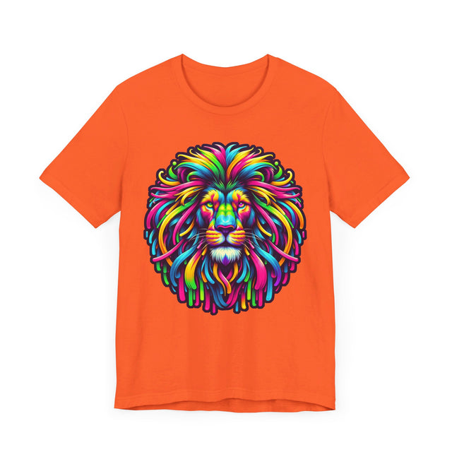 Neon Lion T-shirt, Lion Tee, Big Cat Lover