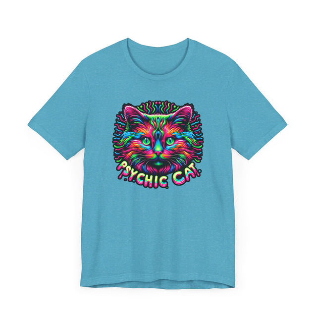 Psychic Cat T-shirt, Cute Cat Top