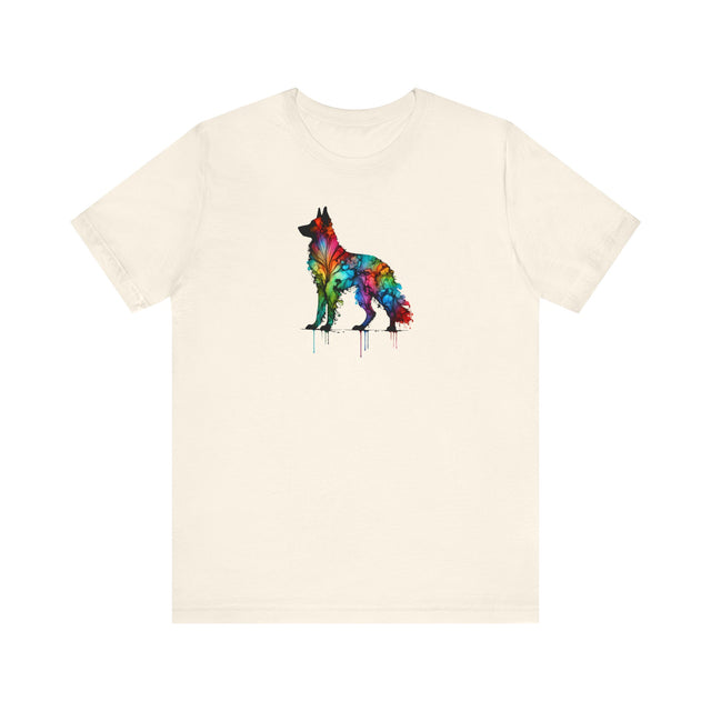 Rainbow German Shepherd Dog T-shirt,Pride Shirt,Dog Lover Top,Rainbow Animals,LGBTQ+ Tee,Frenchie Owner