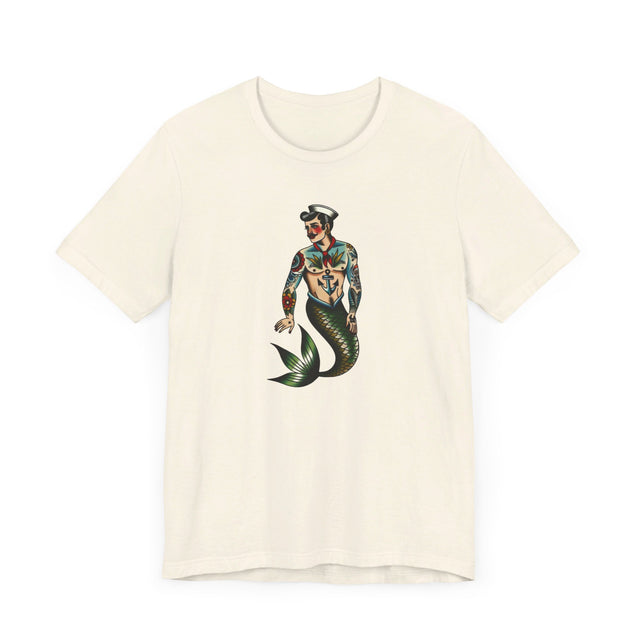 Merman Sailor T-shirt, Sailor shirt, Flash Tattoo Style