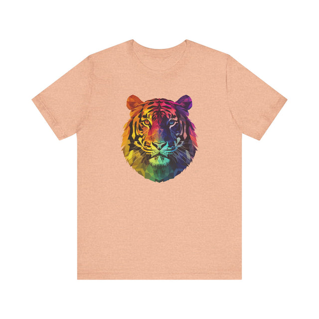 Rainbow Tiger T-shirt,Pride Shirt, Pride Parade Top, Rainbow Animals,LGBTQ+ Tee, Nonbinary, Gay, Lesbian, Bisexual, Trans, BGLT, LBGT, Enby, Pansexual