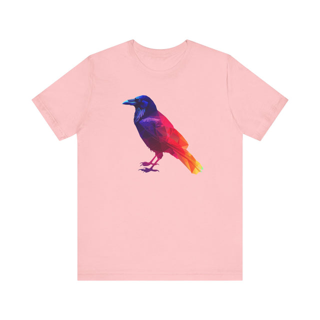 Rainbow Raven T-shirt,Pride Shirt, Pride Parade Top, Rainbow Animals,LGBTQ+ Tee, Nonbinary, Gay, Lesbian, Bisexual, Trans, BGLT, LBGT, Enby, Pansexual