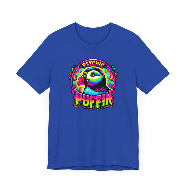 Neon Psychic Puffin T-shirt, Puffin Tee, Bird Lover