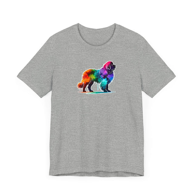 Rainbow Newfoundland T-shirt,Pride Shirt,Dog Lover Top,Rainbow Animals,LGBTQ+ Tee, Newfie owner, Newf gift