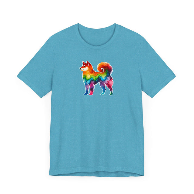 Rainbow Shiba Inu T-shirt,Pride Shirt,Dog Lover Top,Rainbow Animals,LGBTQ+ Tee, Shiba owner, Shiba Inu gift