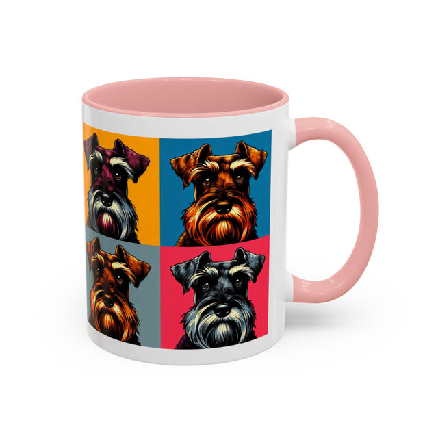 Brown Miniature Schnauzer Coffee Cup