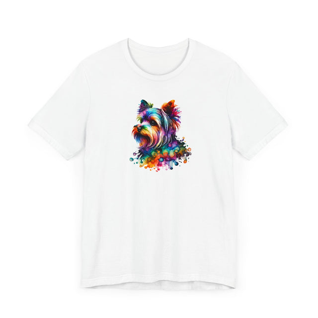Rainbow Yorkshire Terrier T-shirt,Pride Shirt,Dog Lover Top,Rainbow Animals,LGBTQ+ Tee, Yorkie owner, Yorkshire Terrier gift
