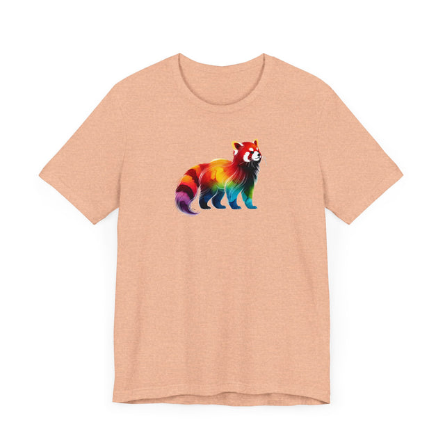 Rainbow Red Panda Alcohol Ink T-shirt, Pride Shirt,Animal Lover T shirt, LGBTQ+, BGLT