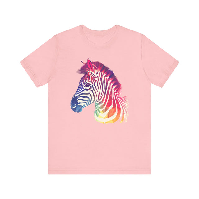 Rainbow Zebra T-shirt,Pride Shirt, Pride Parade Top, Rainbow Animals,LGBTQ+ Tee, Nonbinary, Gay, Lesbian, Bisexual, Trans, BGLT, LBGT, Enby, Pansexual