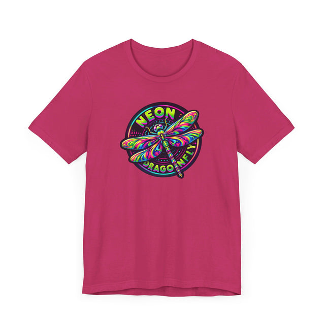 Neon Dragonfly T-shirt, Insect Lover Top