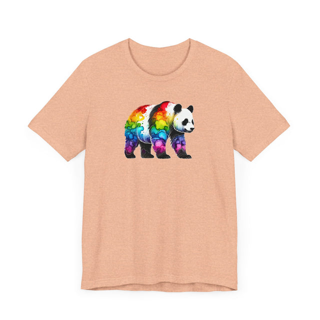 Rainbow Panda Bear Alcohol Ink T-shirt, Pride Shirt,Animal Lover T shirt, LGBTQ+, BGLT, Big Bear