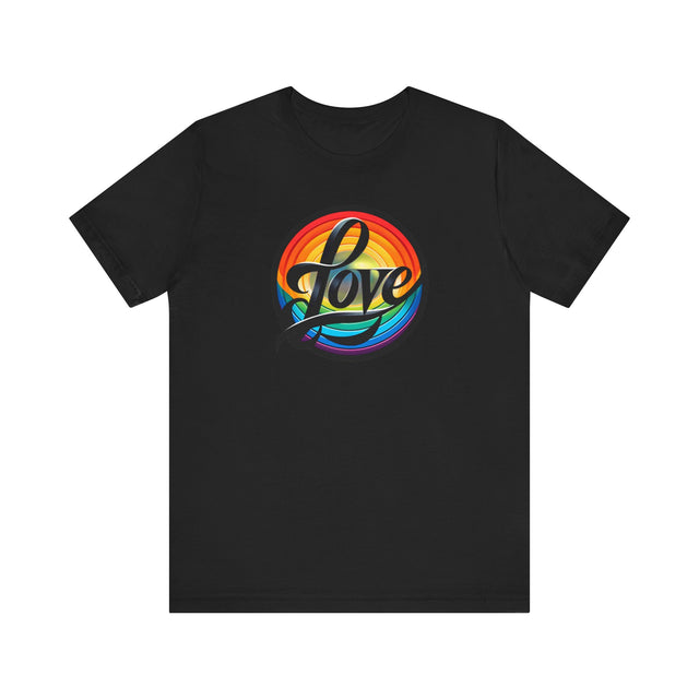 Pride Love Circle Shirt, Rainbow Love T-shirt, LGBT Love, LGBTQ+ Tee, Pride LGBT Ally, Nonbinary, Gay, Lesbian, Bisexual, Trans, Queer Gift