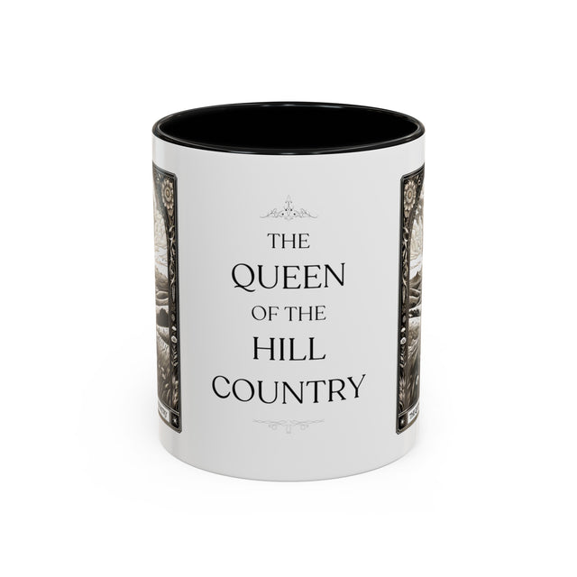 Queen of Hill Country,Tarot card mug,Mothers Day Gift,Gift for her,Gift for Mom,Texas Hill Country Gift,Texas Gift for Her,Texas Mom Gift