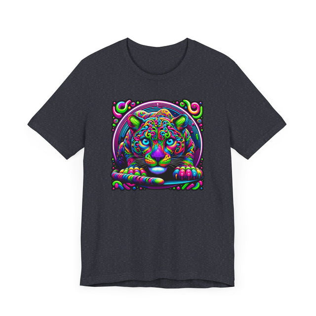 Neon Panther T-shirt, Puma Fan Top, Mountain Lion Tee, Big Cat Lover