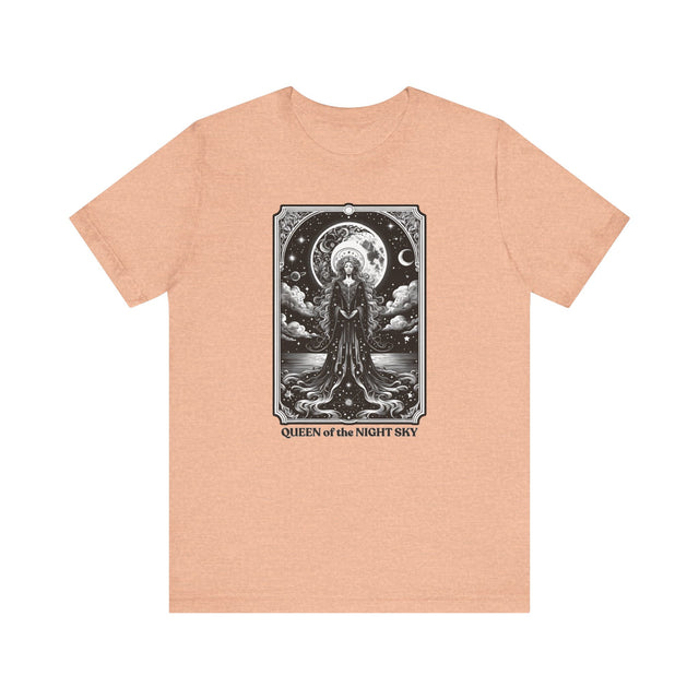 Queen of the Night Sky,Tarot card shirt,Mother's Day Gift,Tarot Reader Gift,Witchy Shirt,Mystical Cards Tee,Celestial Astrology,Gift for her