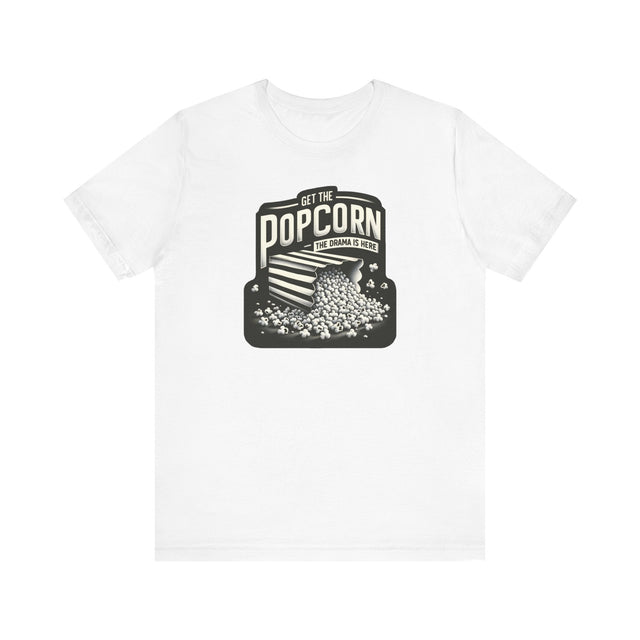 Get the popcorn, The Drama is Here t-shirt,Diva Tee,LGBTQ+ Theme,Drag Race Shirt,Drag Queen Shirt,LGBTQ,Drag Culture,Drag Fan,Queer, RPDR T-shirt