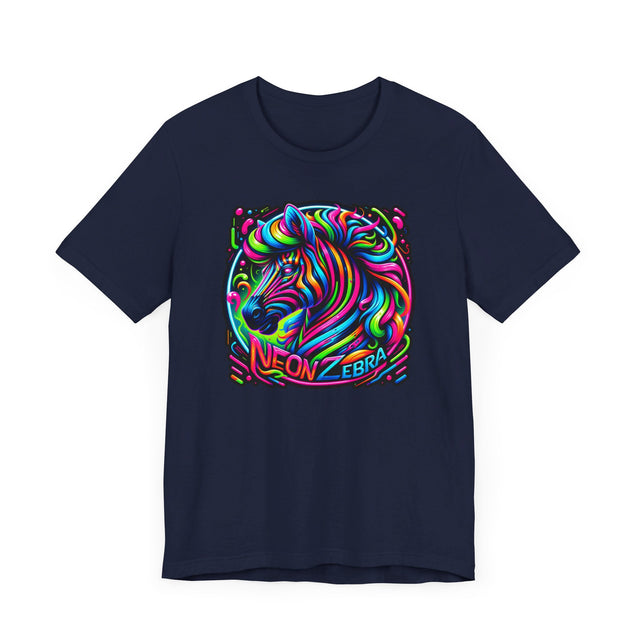 Neon Zebra T-shirt, Zebra Tee