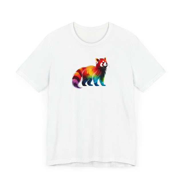 Rainbow Red Panda Alcohol Ink T-shirt, Pride Shirt,Animal Lover T shirt, LGBTQ+, BGLT